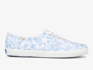 Women's Champion Rifle Paper Co Aviary White Blue