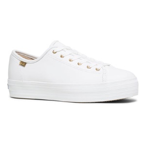 Women's Triple Kick Luxe Leather White